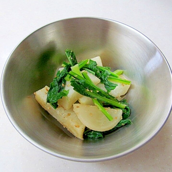 *かぶまるごといただきます☆ごま和え*